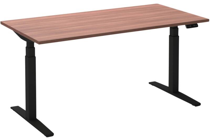 Ceha Adjust 2 Plus Elektrisch hoogteverstelbaar Zit-sta-bureau Rechthoekig Havanabruin Eiken T-Voet 2,000 (B) x 800 (D) x 1,300 (H) mm Melamine, metaal