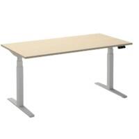 Ceha Adjust 2 Plus Elektrisch hoogteverstelbaar Zit-sta-bureau Rechthoekig Ahorn T-Voet 2,000 (B) x 800 (D) x 1,300 (H) mm Melamine, metaal