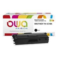 OWA TN-421BK Compatibel Brother Tonercartridge Zwart