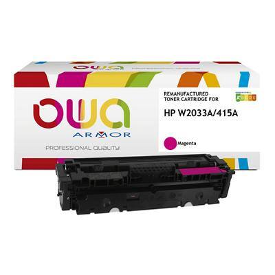 OWA W2033A Compatibel HP Tonercartridge K18643OW Magenta