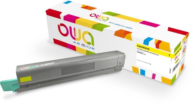 OWA Compatibel Lexmark Tonercartridge C925H2YG Geel