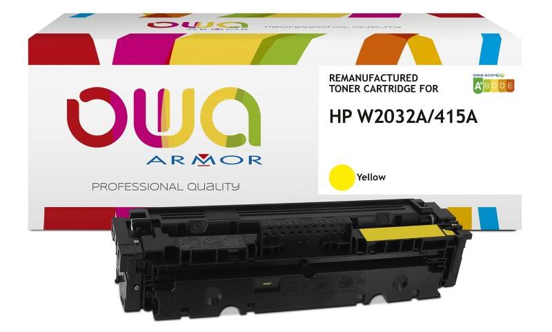 OWA W2032A Compatibel HP Tonercartridge K18644OW Geel