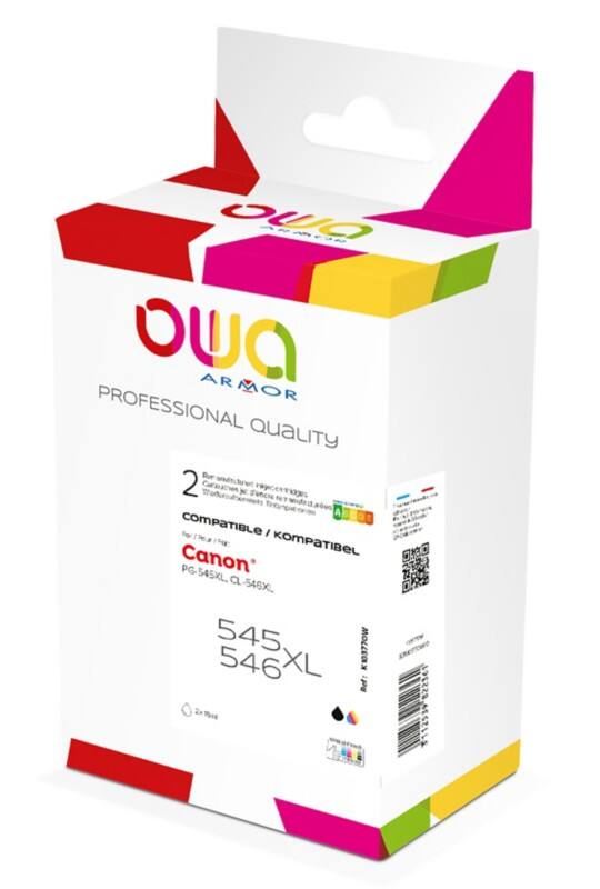 OWA PG545/CL546XL Compatibel Inktcartridge K10377OW Cyaan, geel, magenta, zwart
