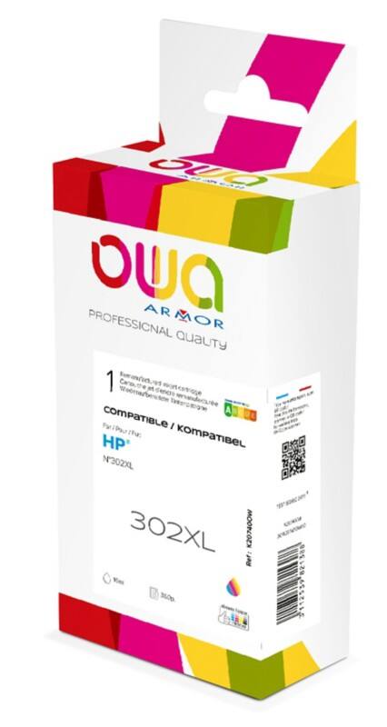 OWA 302XL Compatibel HP Inktcartridge K20740OW Cyaan, geel, magenta