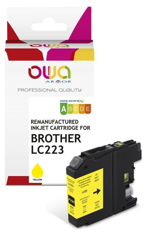OWA LC223 Compatibel Inktcartridge K20620OW Geel