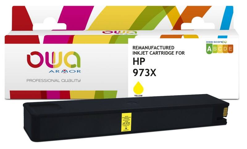 OWA 973X Compatibel HP Inktcartridge K20712OW Geel