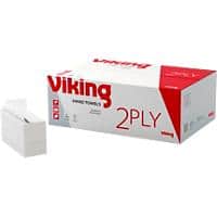 Viking Handdoek Z-vouw Wit 2-laags 25 Stuks à 150 Vellen
