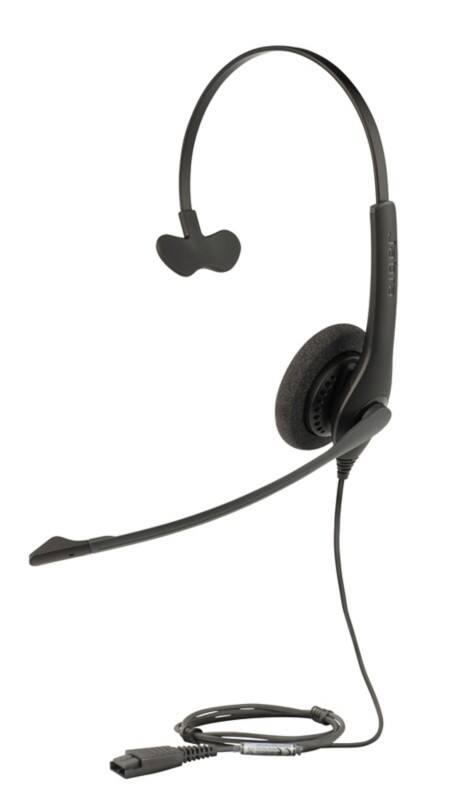 Jabra BIZ Bedraad Headset Monaural Noise-cancelling microfoon Met microfoon Mono Zwart