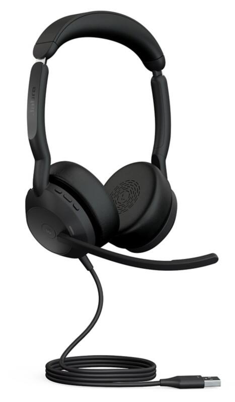 Jabra Evolve2 Bedraad / Draadloos Stereo Headset Over het hoofd USB Zwart ANC