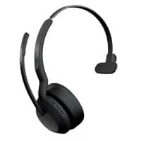 Jabra Evolve2 55 MS Draadloos Mono Headset Over het hoofd USB, Bluetooth Microfoon Zwart