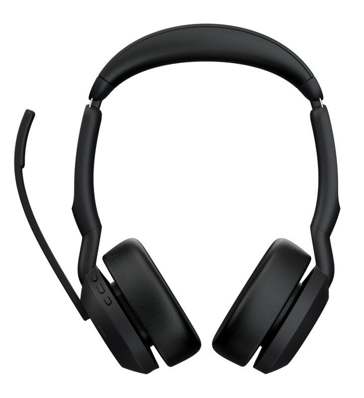Jabra Evolve2 Bedraad & Draadloos Headset Over het hoofd USB Met bluetooth 3,5 mm-stekker Active Noisecancelling Met microfoon Stereo Zwart