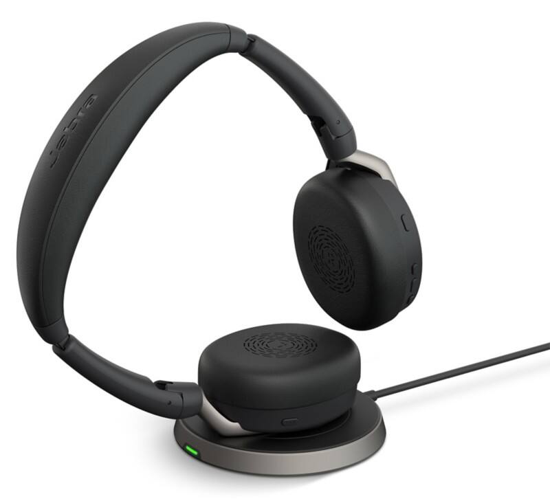 Jabra Evolve2 Bedraad / Draadloos Headset Over het hoofd USB Met Bluetooth Active noise-cancelling Met microfoon Stereo Zwart