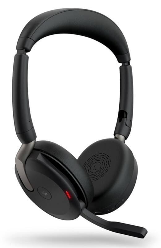 Jabra Evolve2 65 Flex MS Draadloos Stereo Headset Over het hoofd Microfoon USB, Bluetooth Noise Canceling Zwart