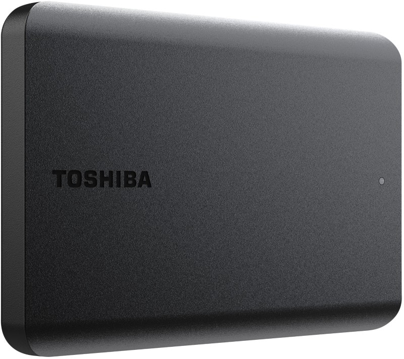 Toshiba 1 TB Externe HHD-Schijf Draagbaar Canvio Basics 2022 USB 3.2 (Gen 1) Zwart