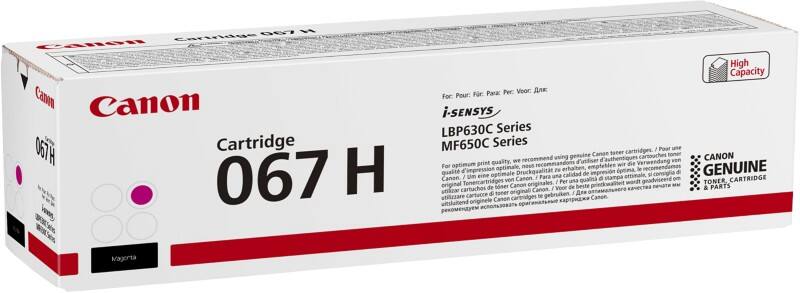 Canon 067 H Origineel Tonercartridge Magenta