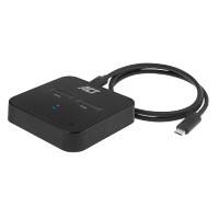 ACT Dockingstation USB-C mannelijk AC1502 Zwart 800 mm