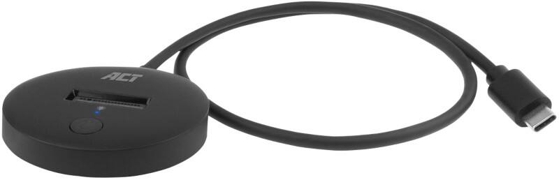 ACT Dockingstation USB-C mannelijk AC1501 Zwart 500 mm