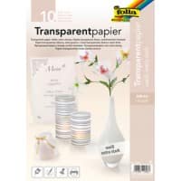 Folia Knutselpapier Wit Transparant papier A4 115 g/m² 87400 10 Vellen