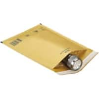 RAJA Luchtkussenenveloppen Bruin Zonder Venster 120 (B) x 210 (H) mm Tabsluiting 75 g/m² Gerecycled 95% 100 Stuks