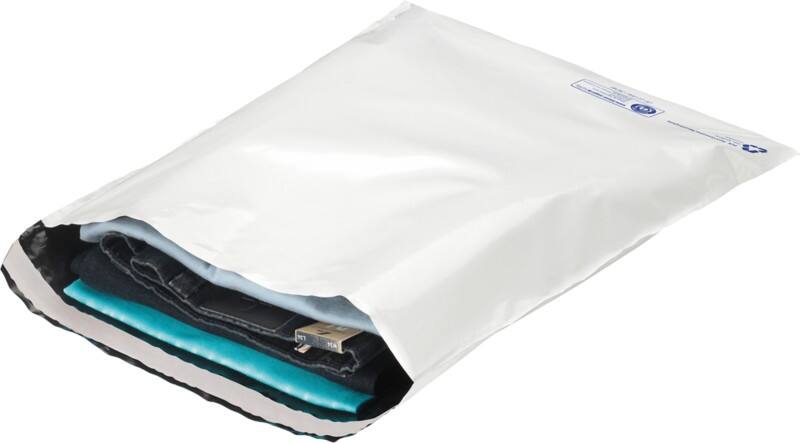 RAJA Verzendtas Zonder Venster 450 (B) x 500 (H) mm Tabsluiting Wit 100 Stuks