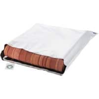 RAJA Verzendtas PE (Polyetheen) Zonder Venster 600 (B) x 550 (H) mm Tabsluiting Wit 100 Stuks