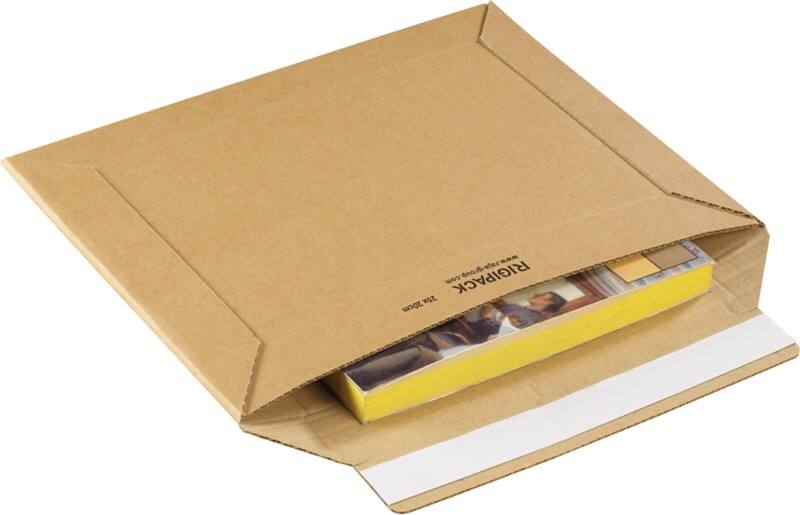 RAJA Rigipack Verzendtas Karton 250 (B) x 200 (H) mm Bruin 100 Stuks