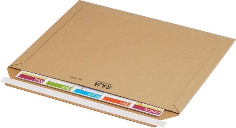 RAJA Rigipack Verzendtas Karton 440 (B) x 320 (H) mm Bruin 100 Stuks