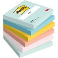 Post-it Notes 76 x 76 mm Beachside Colour Collection 6 Blokken van 100 Vellen