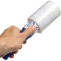 RAJA Wikkelaar en afroller voor rekfolie 100 mm (B) x 150 m (L) 23 Micron Transparant 20 Stuks