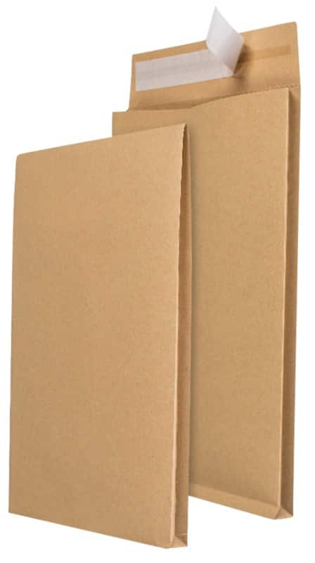 Viking c4 kleefstrip zak-envelop bruin 229 (b) x 324 (h) mm zonder venster 125 g/m² 100 stuks