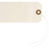 RAJA Hanglabels Karton, Metaal Beige 3,8 x 8 cm 1000 Stuks