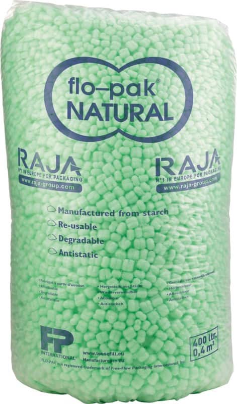 RAJA Opvulchips Maïszetmeel 400 l Groen