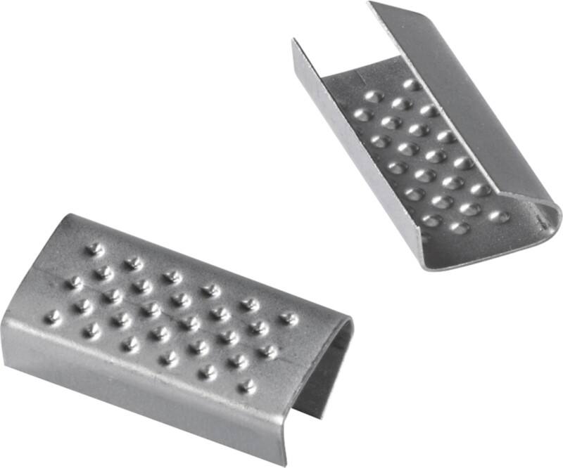 RAJA Kliksluiting Gegalvaniseerd staal 1,2 (B) cm Grijs 2000 Stuks