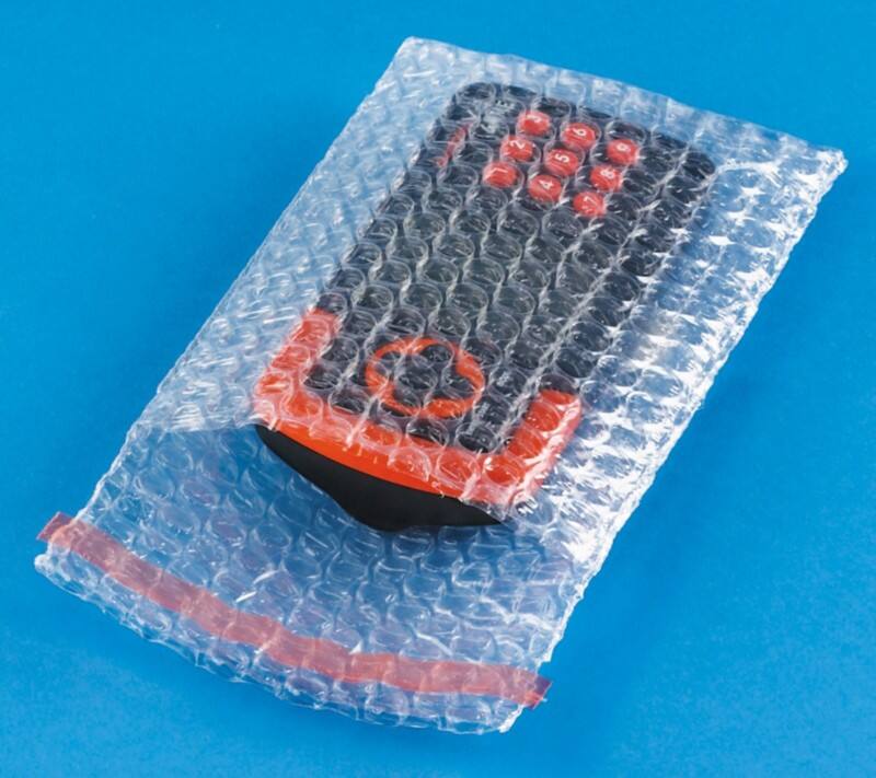 RAJA Luchtkussenenveloppen 100 mm (H) Kleefstrip Transparant 600 Stuks