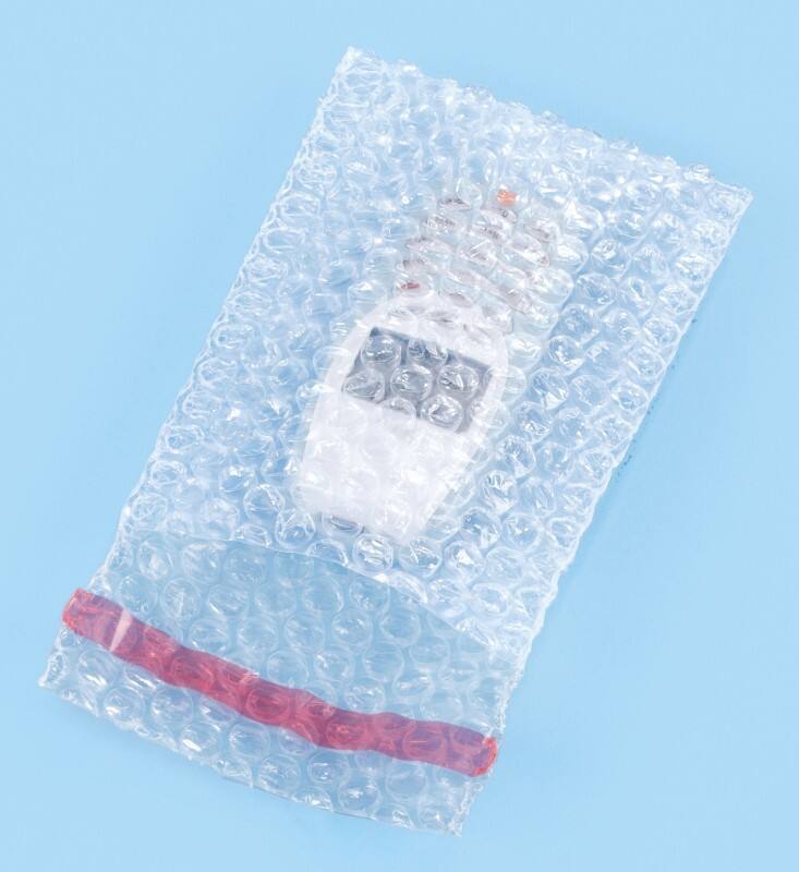 RAJA Luchtkussenenveloppen 165 mm (H) Kleefstrip Transparant 800 Stuks