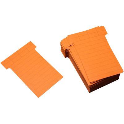 Ultradex T-kaartjes Narrow Oranje, rood 6,5 x 8,5 cm 100 stuks