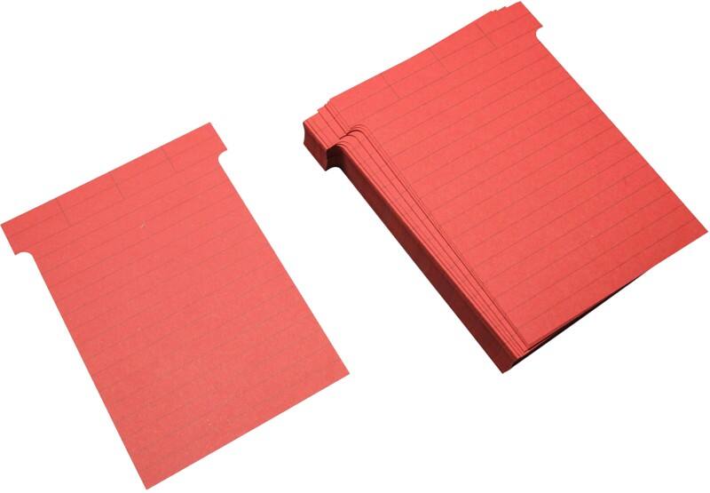 Ultradex T-kaartjes Wide Baksteen rood 9,2 x 12 cm 100 stuks