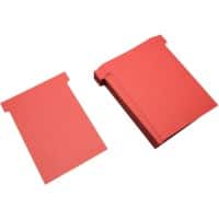 Ultradex T-kaartjes Wide Baksteen rood 9,2 x 12 cm 100 stuks