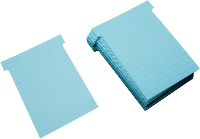 Ultradex T-kaartjes Wide Caribisch blauw 9,2 x 12 cm 100 stuks