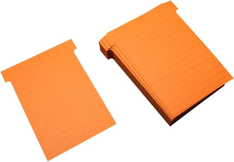 Ultradex T-kaartjes Wide Oranje 9.2 x 12 cm 100 stuks