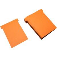 Ultradex T-kaartjes Wide Oranje 9.2 x 12 cm 100 stuks