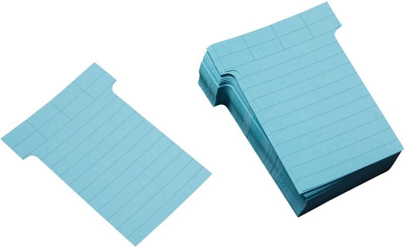 Ultradex T-kaartjes Narrow Caribisch blauw 6,5 x 8,5 cm 100 stuks