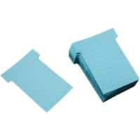 Ultradex T-kaartjes Narrow Caribisch blauw 6,5 x 8,5 cm 100 stuks