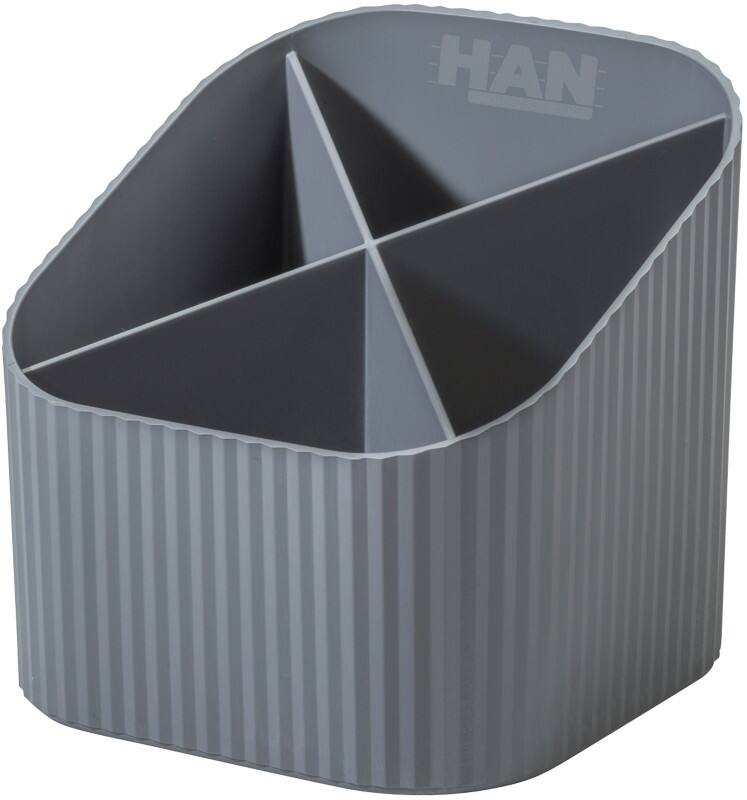 HAN KARMA Pennenpot 17248-18 PP (Polypropeen) Grijs 111 mm (B) X111 mm (D) X 105 mm (H)