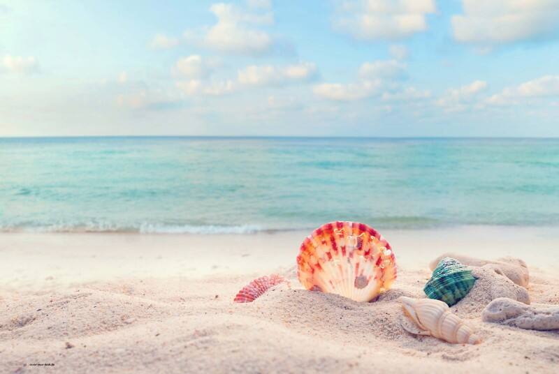 cover your desk Droomstrand Bureauonderlegger Vinyl Multikleur 40 x 60 cm