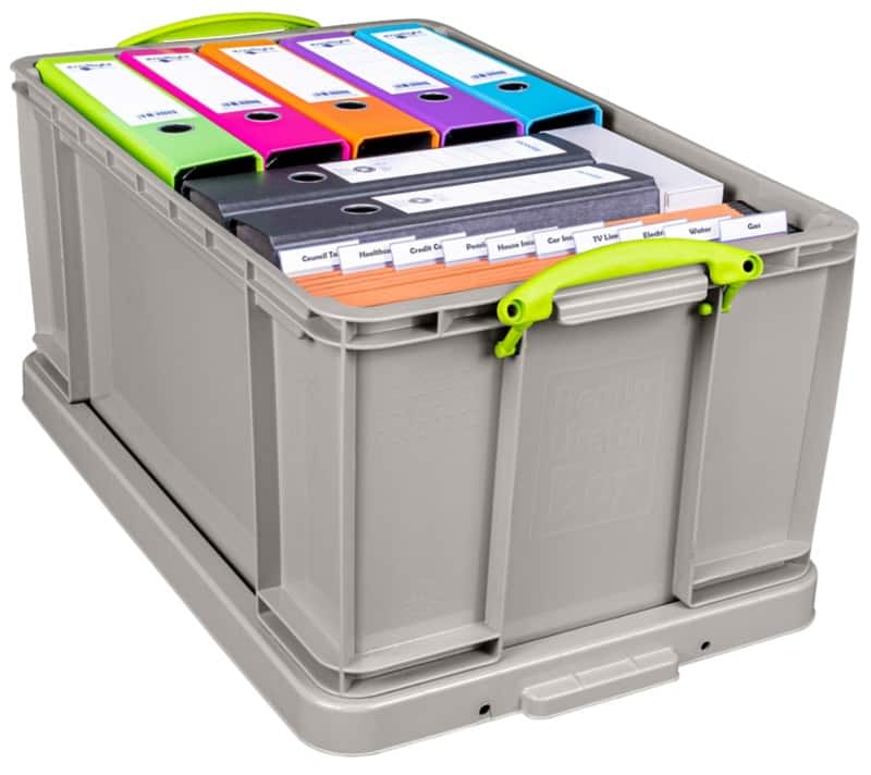 Really Useful Box Kunststof Opbergbox 64 l Grijs 44 x 71 x 31 cm