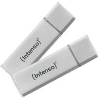INTENSO USB-stick 3531482 Zilver 64 GB 2 Stuks