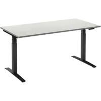 Ceha Hoogteverstelbaar bureau SQ677 Zwart 740 mm x 630 mm - 1300 mm