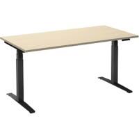 Ceha Hoogteverstelbaar bureau SQ713 Zwart 740 mm x 630 mm - 1300 mm