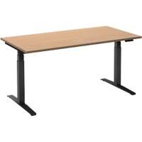 Ceha Hoogteverstelbaar bureau SQ714 Zwart 740 mm x 630 mm - 1300 mm